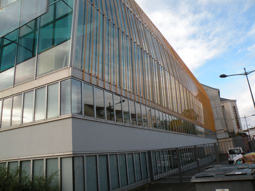  façade arrière de la médiathèque